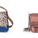 蛇皮拼接Double T Bag,NT108,100、蛇皮拼色Double T Bag,NT157,500。