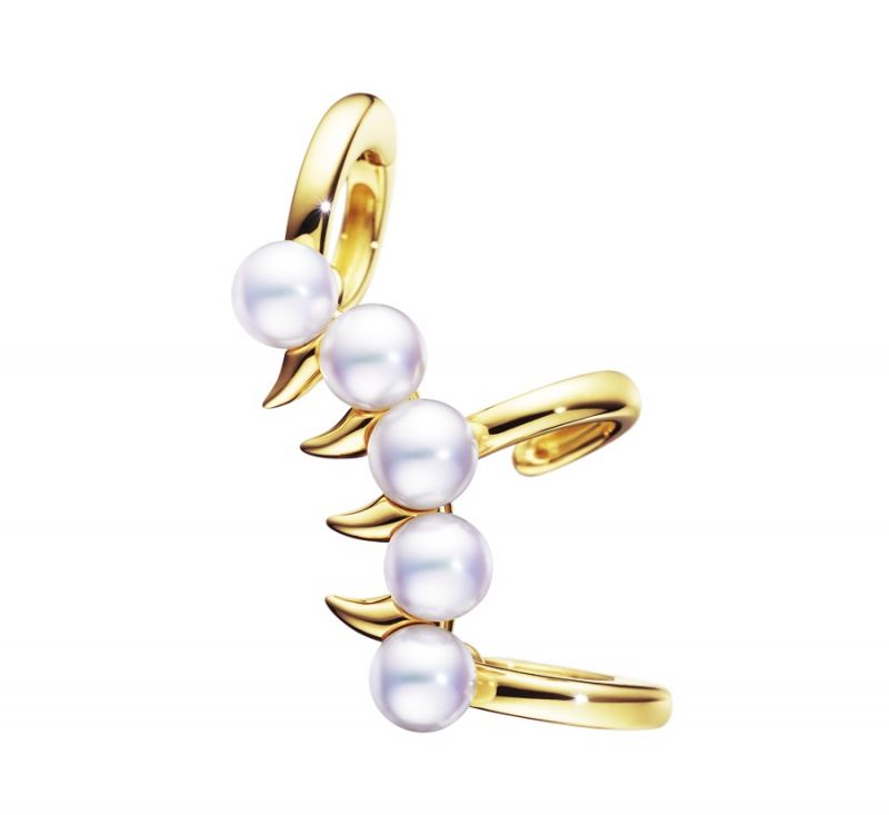 TASAKI danger scorpion 珍珠黃K金耳掛 NT$71,000