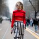 當紅知名部落客Chiara Ferragni,穿上融合典雅與龐克的厚底樂福鞋,踏出帥氣自信。