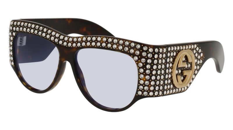 水晶鑲嵌罩式眼鏡,Gucci,NT45,920。