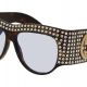 水晶鑲嵌罩式眼鏡,Gucci,NT45,920。