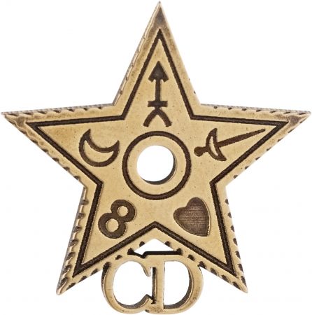My Lady Dior Star CD字母星星幸運徽章