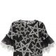 星星圖騰雪紡上衣,Preen_by_Thornton_Bregazzi by Net-A-Porter。