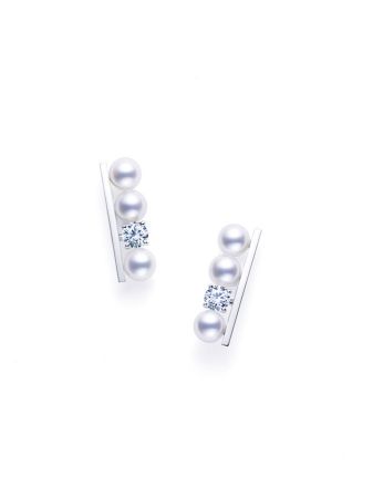 TASAKI balance diamonds premier 鑽石珍珠耳環 NT$372,000