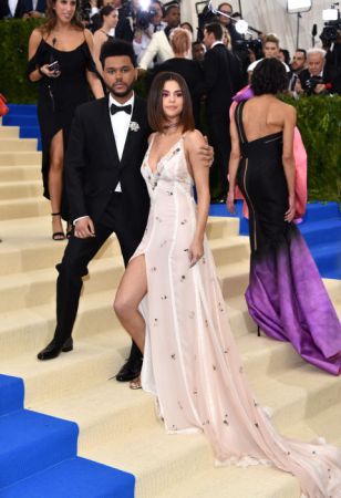 The Weeknd and Selena GomezGomez in Coach