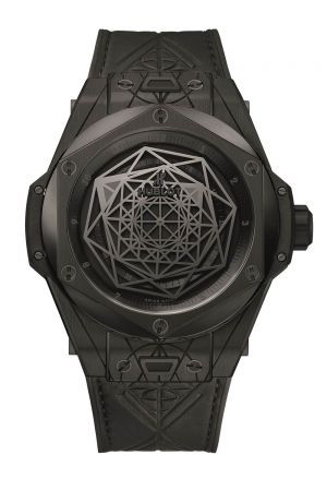 HUBLOT Big Bang Unico All Black Sang Bleu腕錶,建議售價NT$651,000