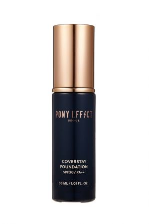 PONY EFFECT 持久無瑕粉底液SPF30/PA++,30mL,NT$1500(共5色)