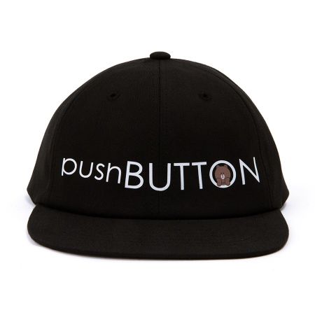 PUSHBUTTOM休閒棒球帽(黑)$1,580