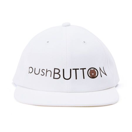 PUSHBUTTOM休閒棒球帽(白)$1,580