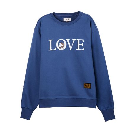 長袖棉衫(LOVE)_ 藍$2,780