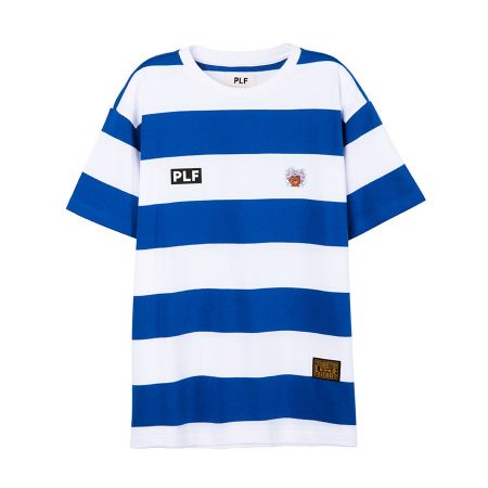 圓領橫條短袖T-shirt(海軍藍)$1,680