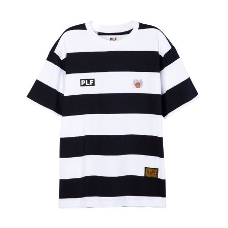 圓領橫條短袖T-shirt(深藍)$1,680-1