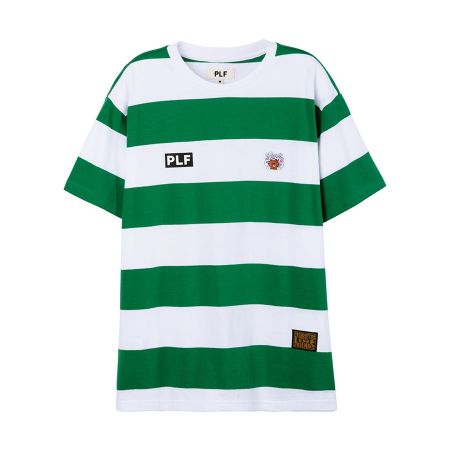 圓領橫條短袖T-shirt(綠)$1,680