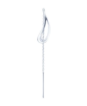 點睛品 Ear Play「耳玩」系列950鉑金耳環-NT$4,500(單隻)。