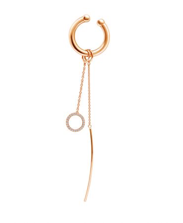 點睛品 Ear Play「耳玩」系列18K 玫瑰金耳環&配飾-配飾NT$1,800~11,000 (單件)。