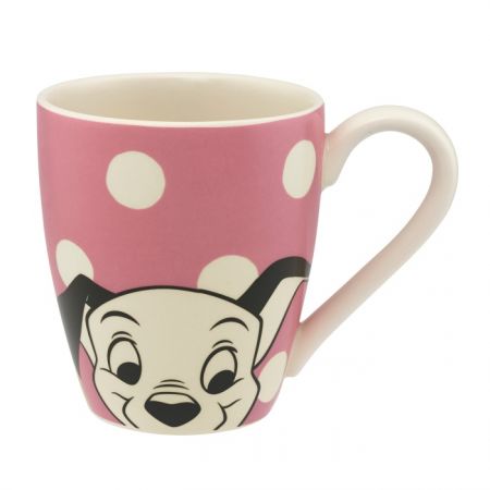 Cath Kidston 101忠狗聯名系列 粉色狗頭馬克杯 NT$750