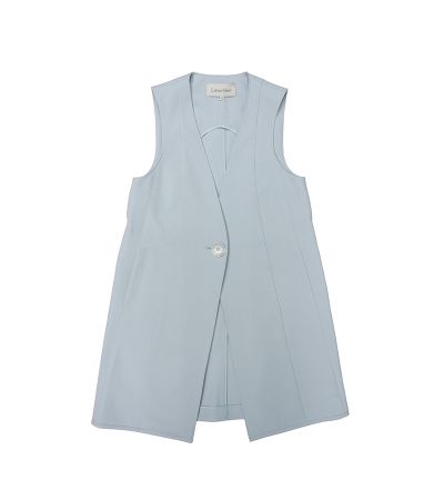 淡藍色長版背心,CK CALVIN KLEIN,NT21,990。