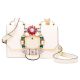 MIU MIU MIUlady水晶釦環山羊皮手提包(鵝黃) $71,500