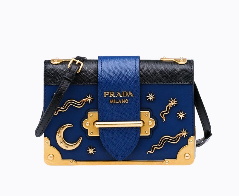 Prada星星月亮裝飾 Cahier 包 $72,500