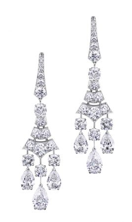 De Beers Phenomena Frost 高級珠寶鑽石耳環