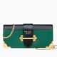 Prada 天鵝絨金屬鏈袋Cahier 包$ 76,500