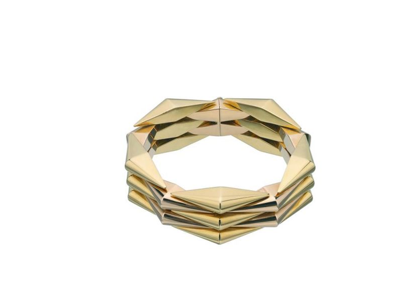 BVLGARI Heritage古董系列黃金及玫瑰金手環 (Diane Kruger配戴款)