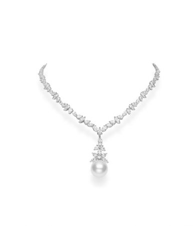 MIKIMOTO 頂級珠寶系列 美樂真珠鑽石項鍊