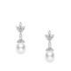 MIKIMOTO 頂級珠寶系列 美樂真珠鑽石耳環