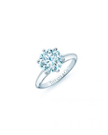 The Tiffany® Setting鉑金六爪鑲嵌鑽戒