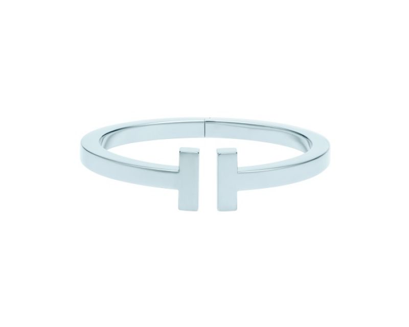 Tiffany T Square 18K白金手環