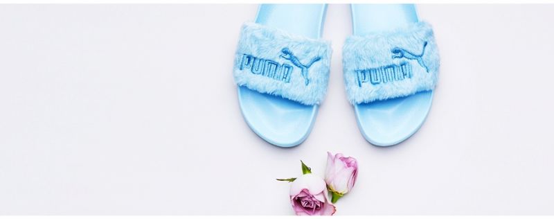 PUMA FENTY Fur Slide NT$3,180 (蘇打沁藍)