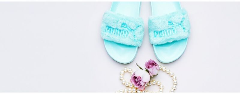 PUMA FENTY Fur Slide NT$3,180 (青蘋嫩綠)