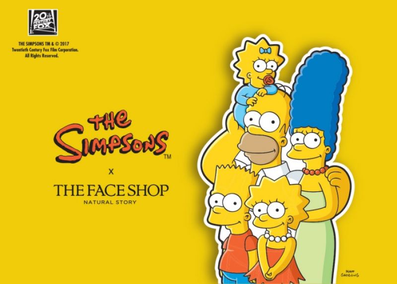 THE FACE SHOP x 辛普森家庭聯名系列