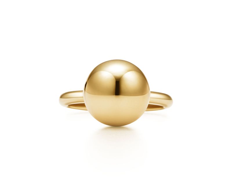 Tiffany HardWear 12mm球形18K金戒指 NT$44,000