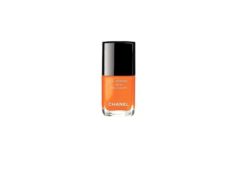 香奈兒Chanel時尚霓虹指甲油(音速亮橘)13ml,NT850。