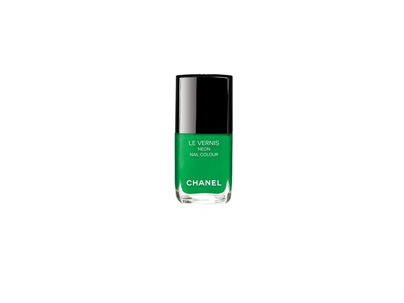 香奈兒Chanel時尚霓虹指甲油(奇幻鮮綠)13ml,NT850。
