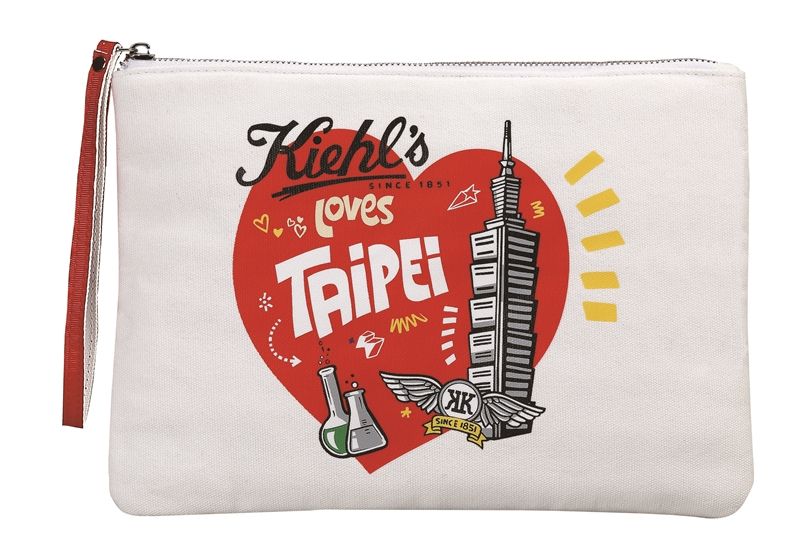 2017 Kiehl's Loves Taipei 系列限定城市隨行包,NT350。