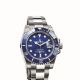 Submariner Date 材質:18ct白色黃金 錶面顏色:藍色 抗刮損Cerachrom陶質字圈,鉑金塗層數字及刻度 勞力士3135型自動上鏈機芯,旋入式三扣鎖三重防水系統 防水深度達300米(1,000呎) 定價:NTD$1,123,000
