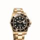 Submariner Date 材質:18ct黃金 錶面顏色:黑色 抗刮損Cerachrom陶質字圈,金塗層數字及刻度 勞力士3135型自動上鏈機芯,旋入式三扣鎖三重防水系統 防水深度達300米(1,000呎) 定價:NTD$1,033,500