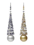 MIKIMOTO Praise to Nature頂級珠寶系列《海洋》南洋真珠耳環,NT3,340,000