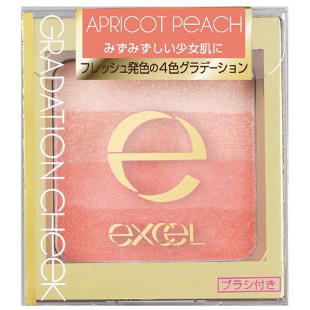 EXCEL漸層塑型腮紅02糖霜杏桃,NT645
