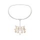 GEORG JENSEN VIVIANNA ARCHIVE 純銀金色髮晶墜飾頸圈 建議售價NT$119,300