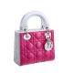 獨賣限定Mini Lady Dior 三色拼接迷你款提包