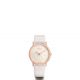Piaget Altiplano 超薄腕錶34毫米,18K 玫瑰金錶殼,鑲嵌72顆圓形美鑽 (約重0.52克拉)白色蛋白石錶盤搭載伯爵製430P手動上鏈機械機芯,厚2.1毫米機芯寶石數:18振頻:每小時21600次動力儲存:約43小時細節修飾:環形日內瓦波紋裝飾、磨光圓紋主夾板、倒角錶橋、藍鋼螺絲功能:時、分顯示白色鱷魚皮錶帶,18K玫瑰金針扣式錶釦限量38枚,2017年2月於伯爵專賣店發售 G0A42174 台幣參考價格1,690,000元