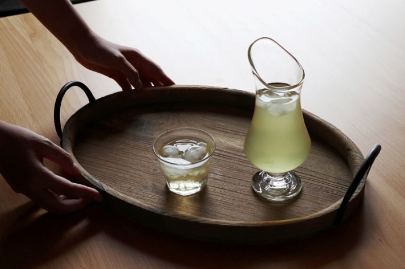 安土草多器皿裝煎茶