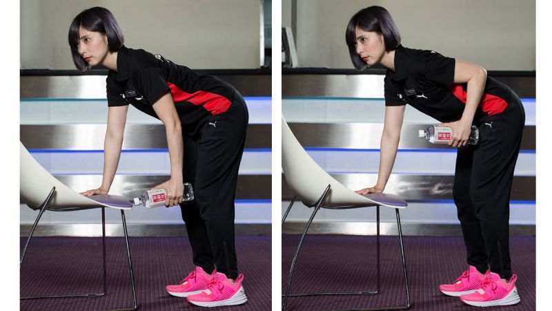 動作一Single Bent Over Row單邊划船