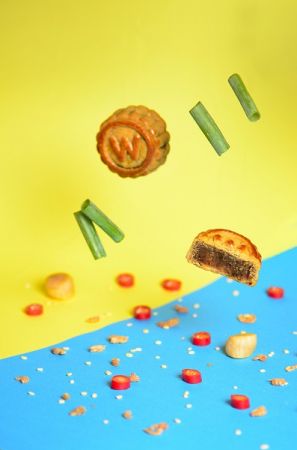 三星青蔥乾炒X.O.醬綠豆沙