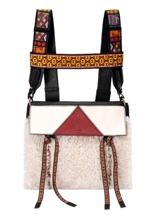民俗感後背包,Etro。