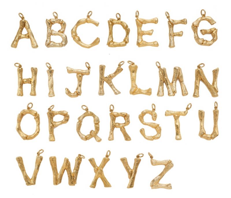 Céline ALPHABET A-Z K金吊墜 $17,000