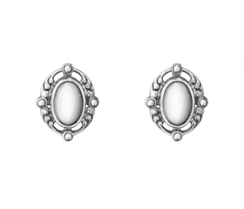 GEORG JENSEN_2018年度紀念純銀銀球耳夾